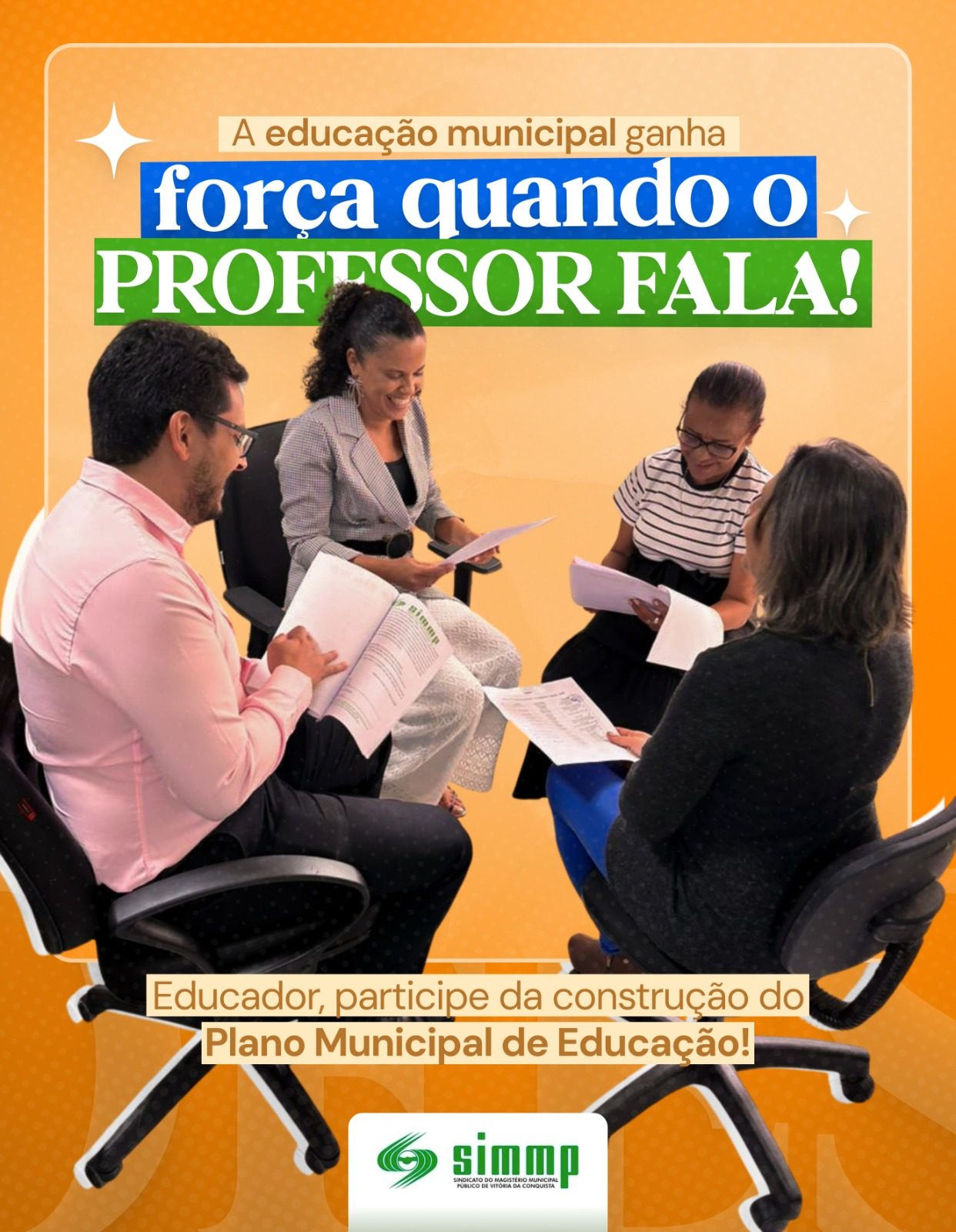 Construção do Plano Municipal de Educação exige presença docente e condições reais garantidas pela Smed