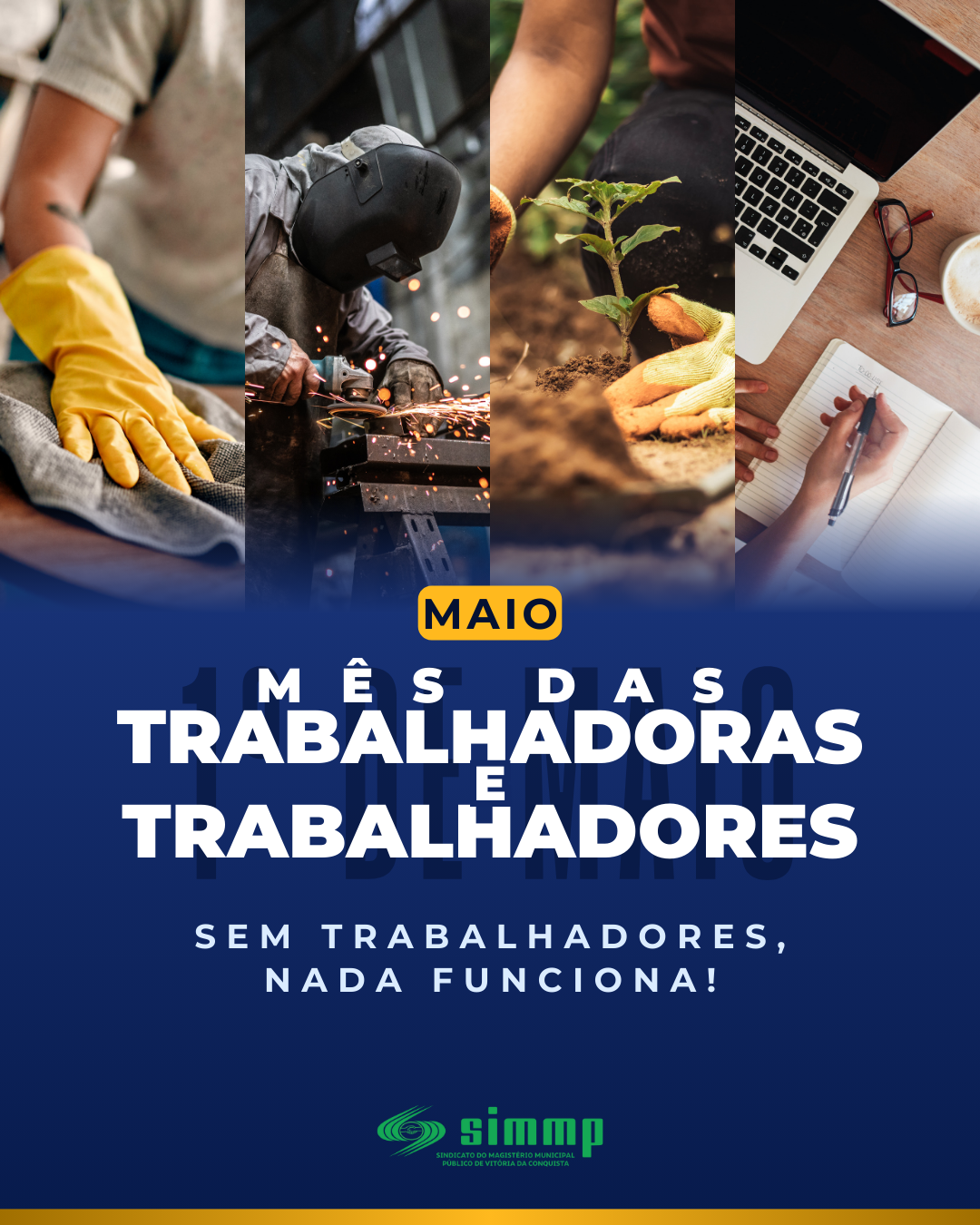 Maio é o Mês Internacional das Trabalhadoras e Trabalhadores – A luta de classe como caminho para conquistas reais